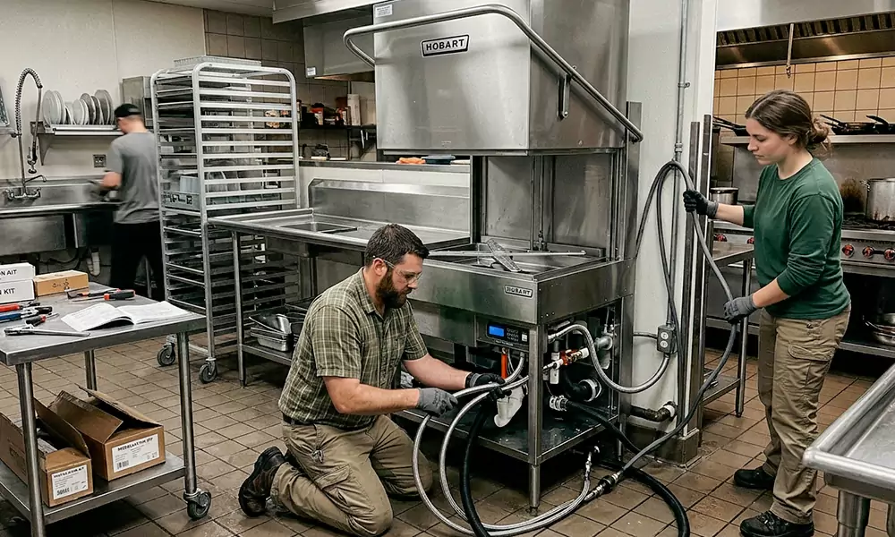 Commercial Dishwasher Installation in Milford, MA