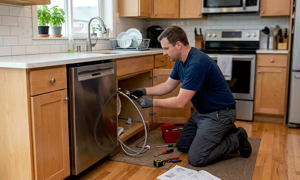 Dishwasher Installation in Milford, MA