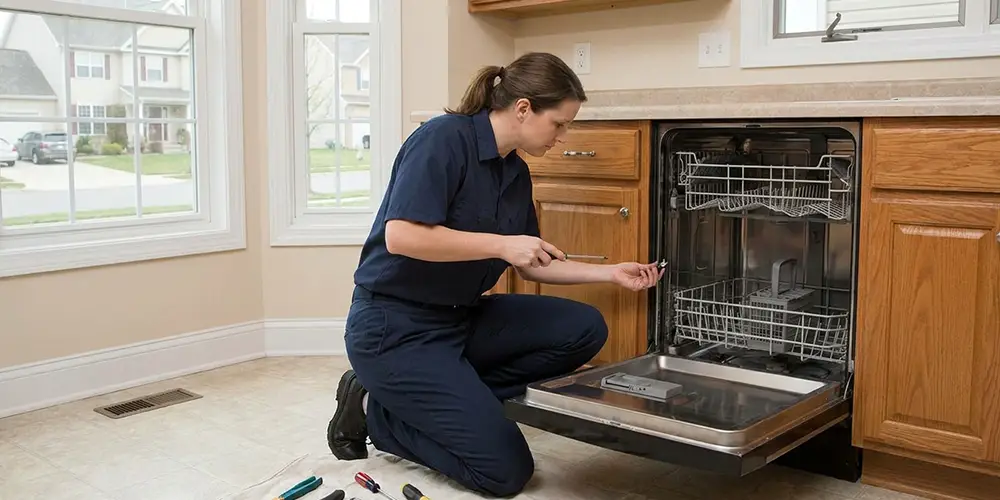 Dishwasher Latch Replacement in Milford, MA