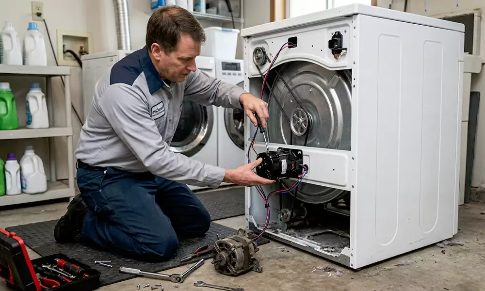 Dryer Motor Replacement in Milford, MA