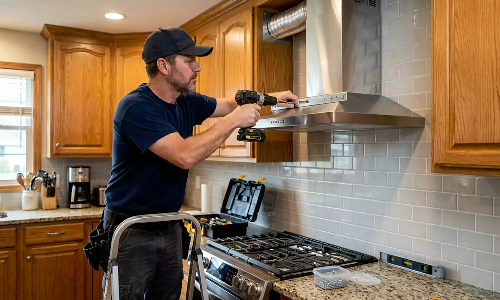 Range Hood Installation in Milford, MA
