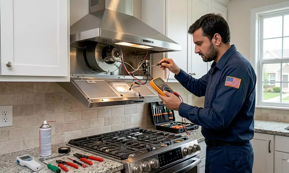 Range Hood Repair in Milford, MA