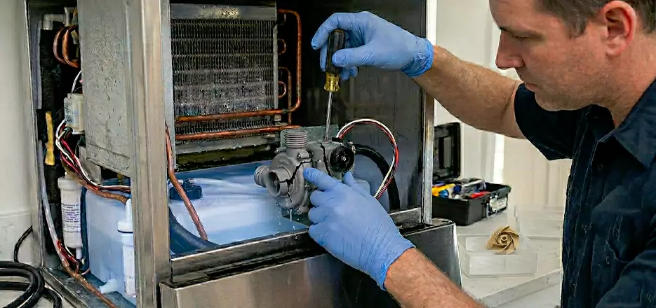 Commercial Ice Maker Water Pump Repair in Milford