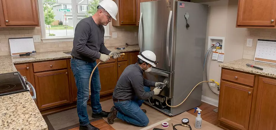 Propane Refrigerator Installation in Milford